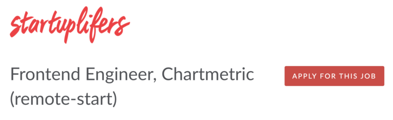 Frontend Engineer At Chartmetric